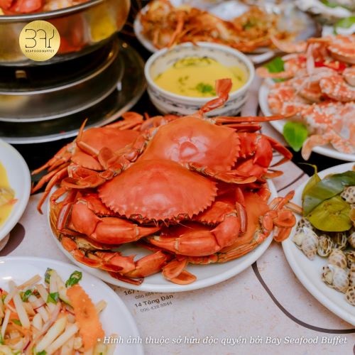 buffet Hải sản ở Hà Nội - bay seafood