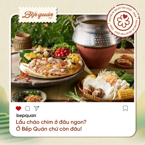 lẩu cháo chim Hà Nội -BẾP QUÁN