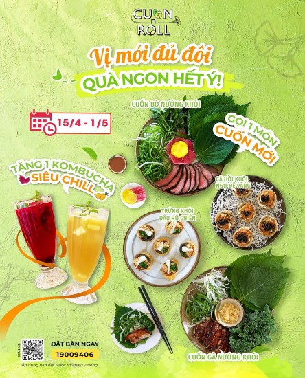 buffet cuốn Hà Nội - Cuốn N Roll