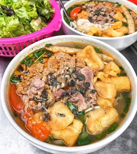 bún riêu cua ngon Hà Nội - Bún riêu cô Hoàn