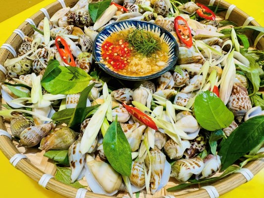 Ốc Luộc Lá Chanh
