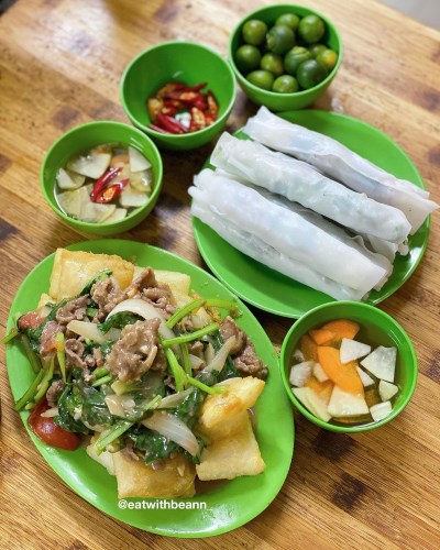 phở cuốn Hà Nội - phở cuốn ngũ xã