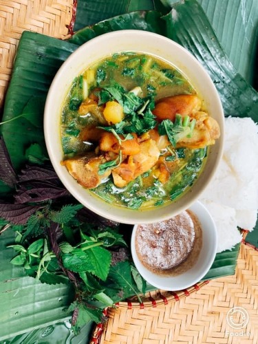 bún giả cầy Hà Nội - Bún đậu giả cầy Bà Nga