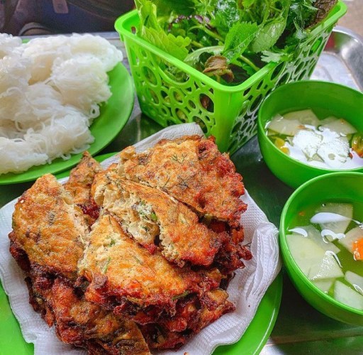 Chả rươi Yên Phụ