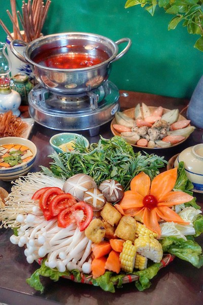 buffet chay Đống Đa