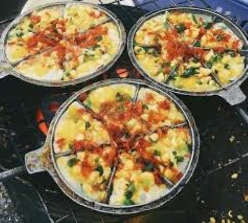 trứng cút nướng Hồ Tây