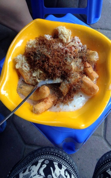 cháo sườn Hồ Tây