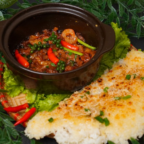 cơm cháy kho quẹt Ba Đình 