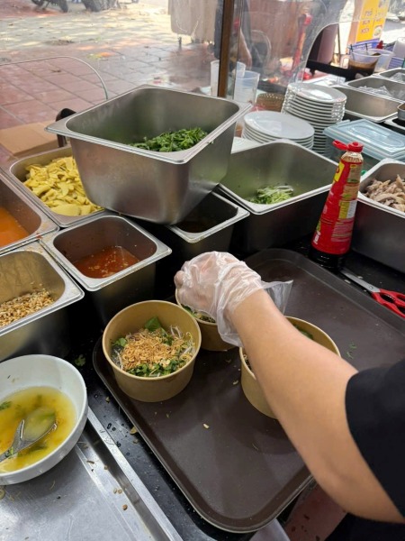 quán ngan cháy tỏi Đống Đa