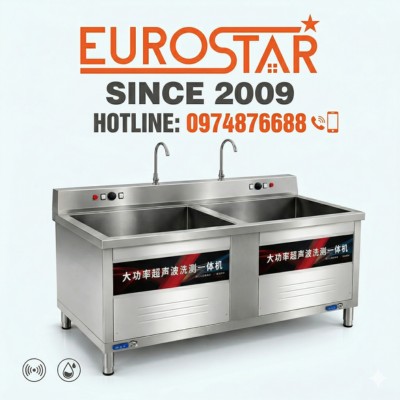 Máy Rửa bát Sóng Âm