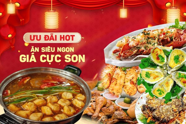 nhà hàng sân vườn Long Biên